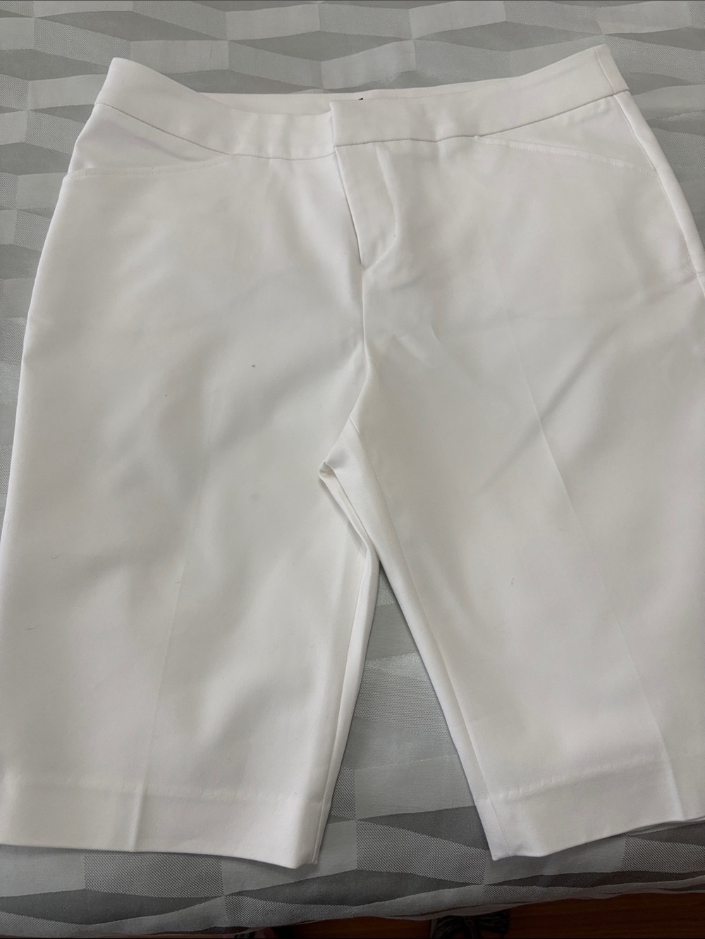 Peace of Cloth White Tailored Shorts